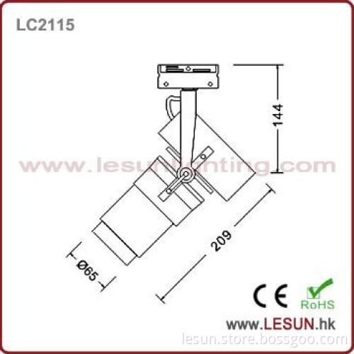 G8.5 220V Aluminum metal halide track ceiling spot light LC2115